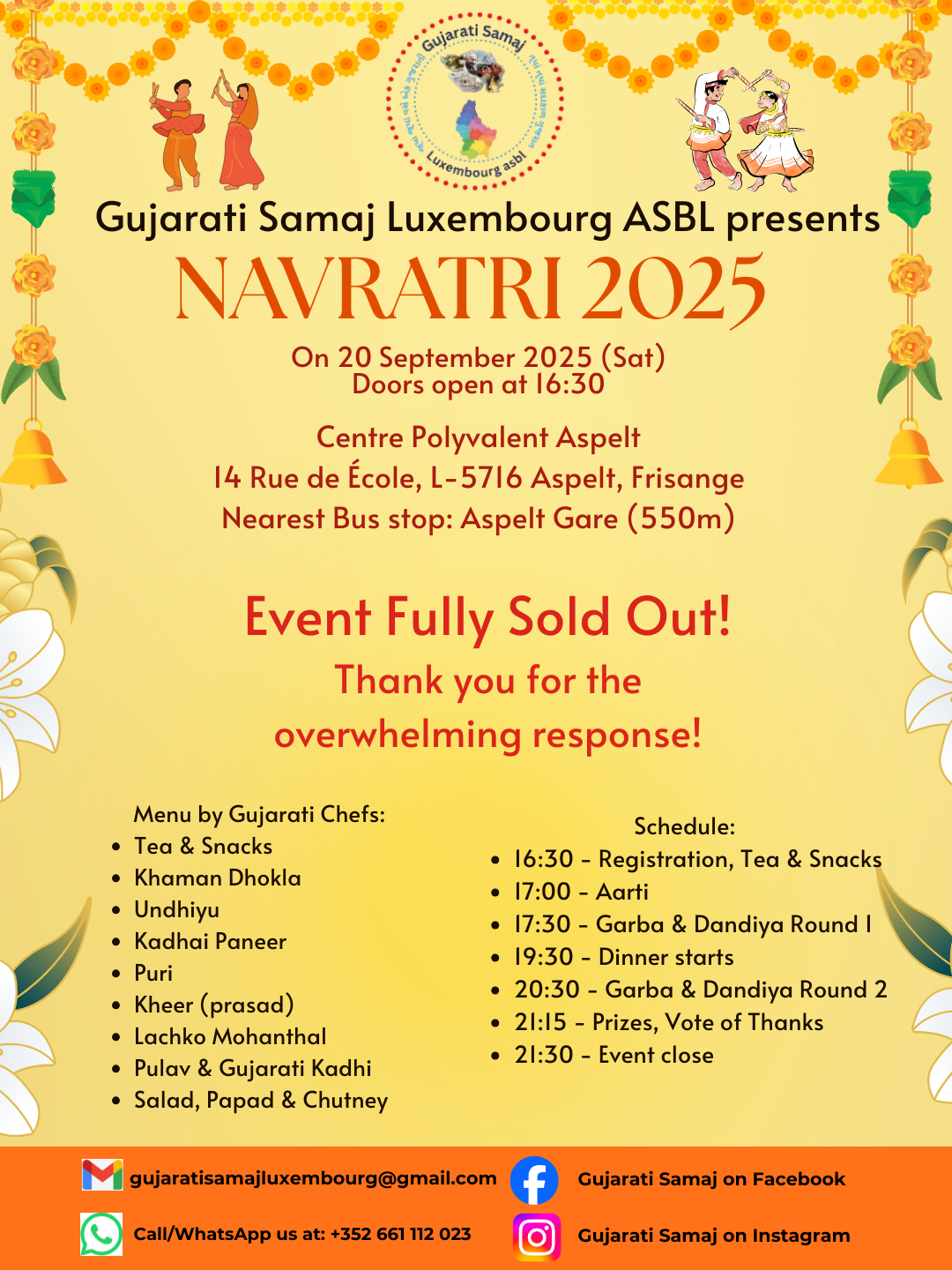 Navratri 2025 Flyer